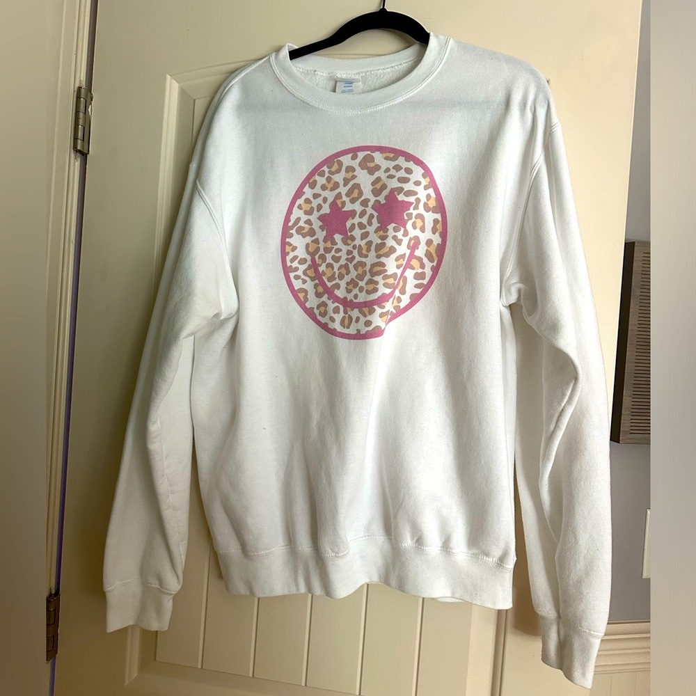 Preppy Smiley Face Sweatshirt